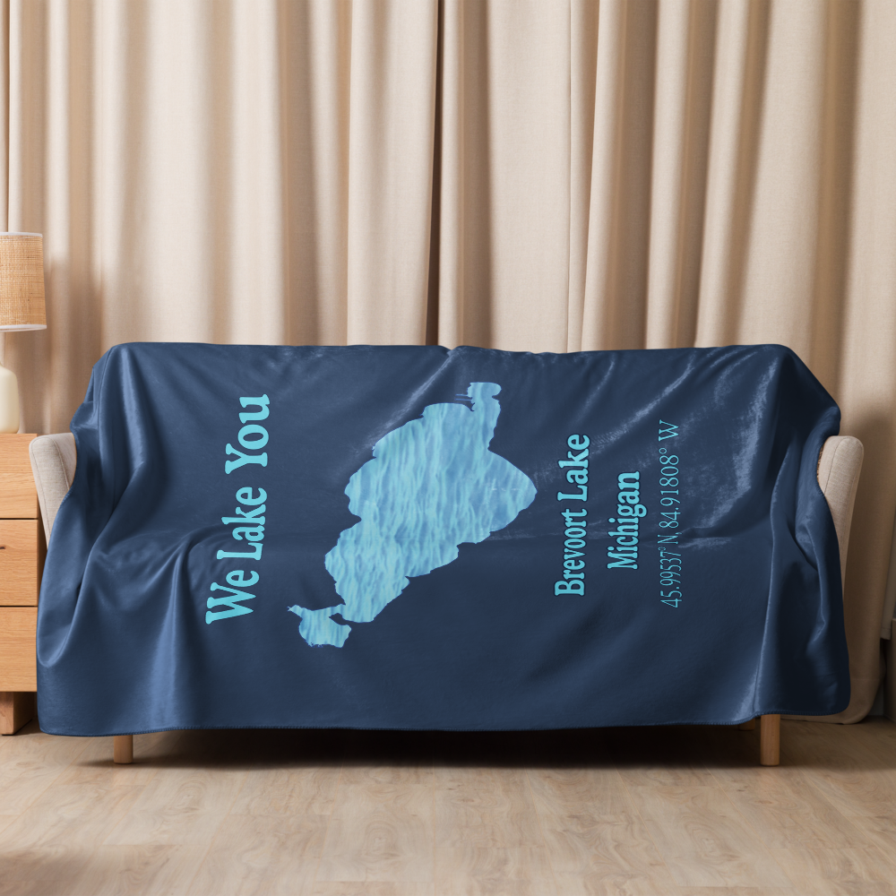 Brevoort Lake Sherpa Blanket