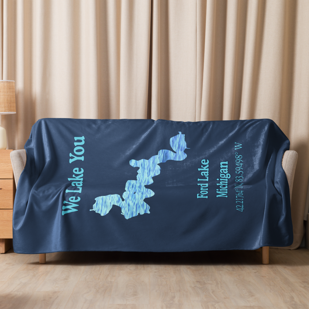 Ford Lake Sherpa Blanket