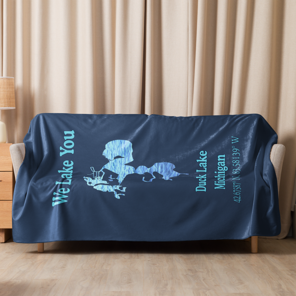 Duck Lake Sherpa Blanket