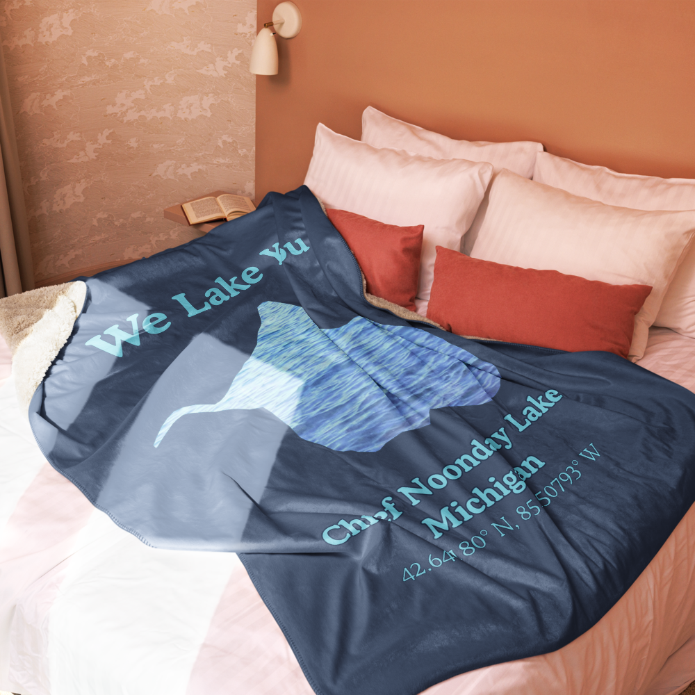 Chief Noonday Lake Sherpa Blanket