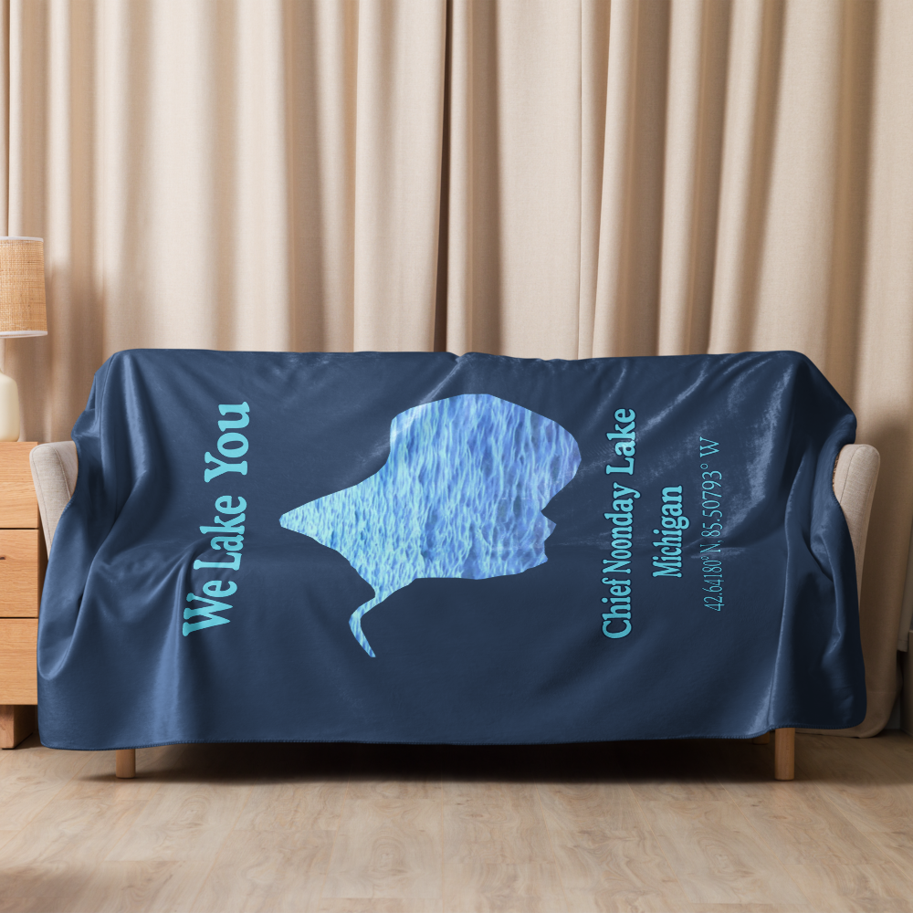 Chief Noonday Lake Sherpa Blanket