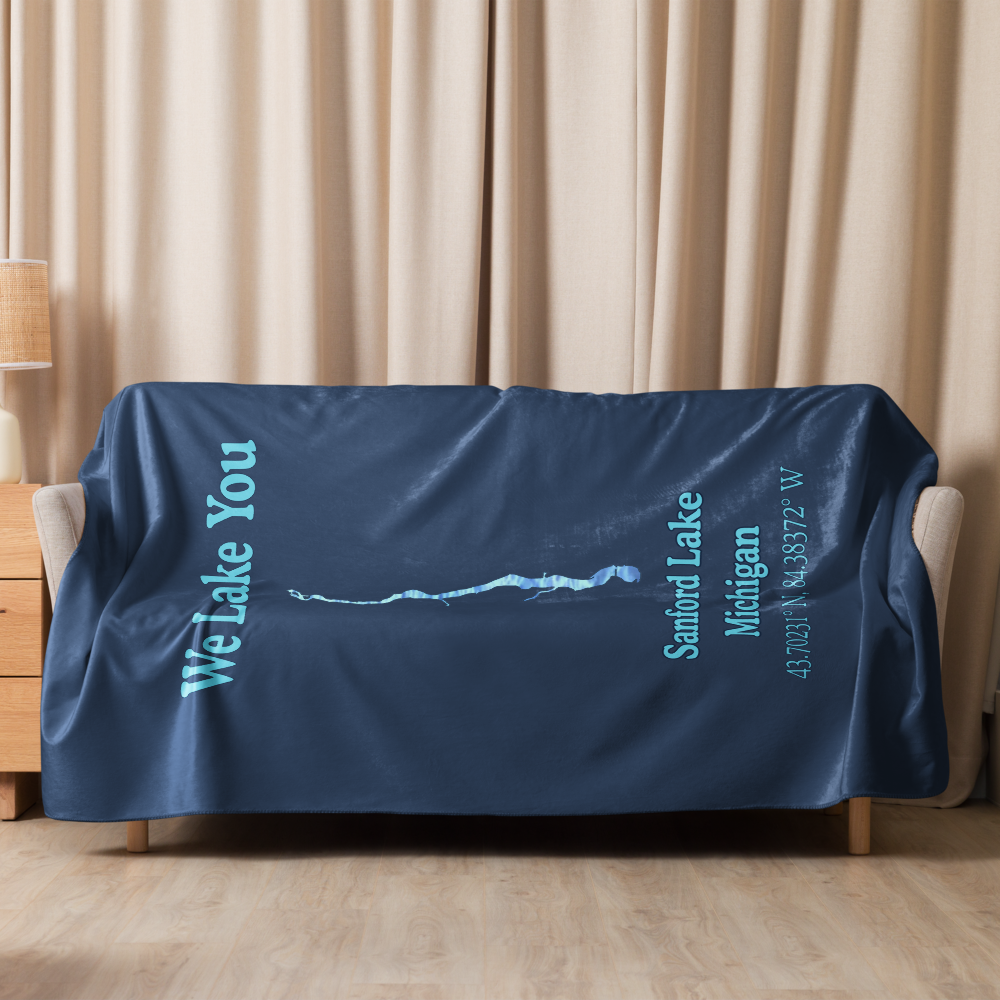Sanford Lake Sherpa Blanket