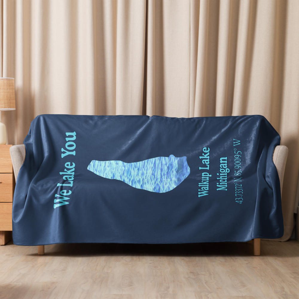 Walkup Lake Sherpa Blanket