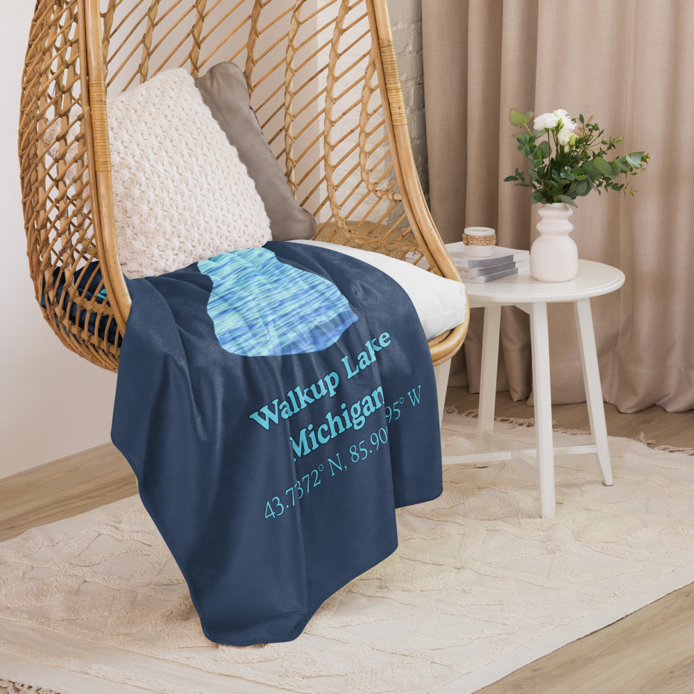 Walkup Lake Sherpa Blanket