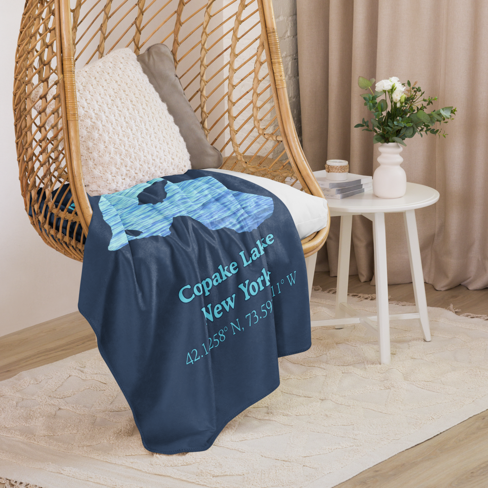 Copake Lake Sherpa Blanket