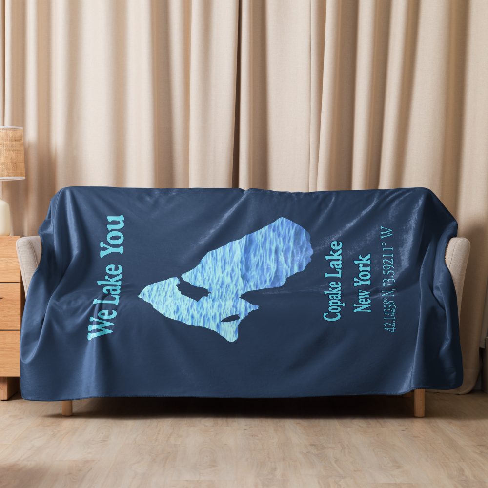 Copake Lake Sherpa Blanket