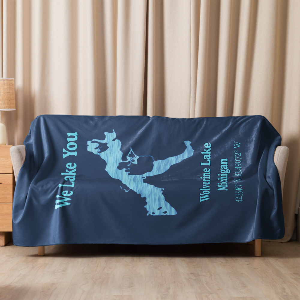 Wolverine Lake Sherpa Blanket