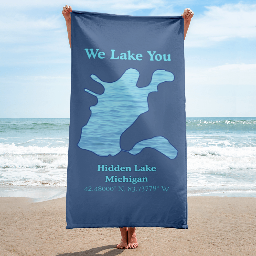 Hidden Lake Beach Towel