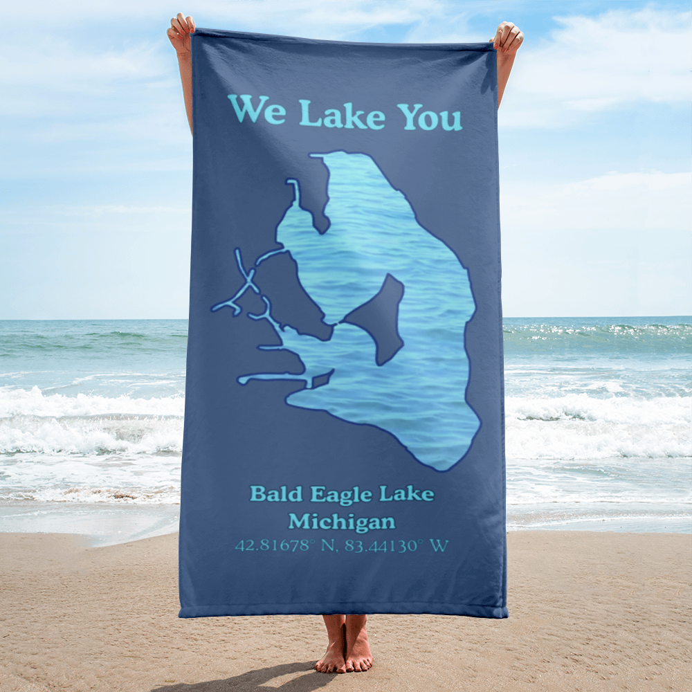 Bald Eagle Lake Beach Towel