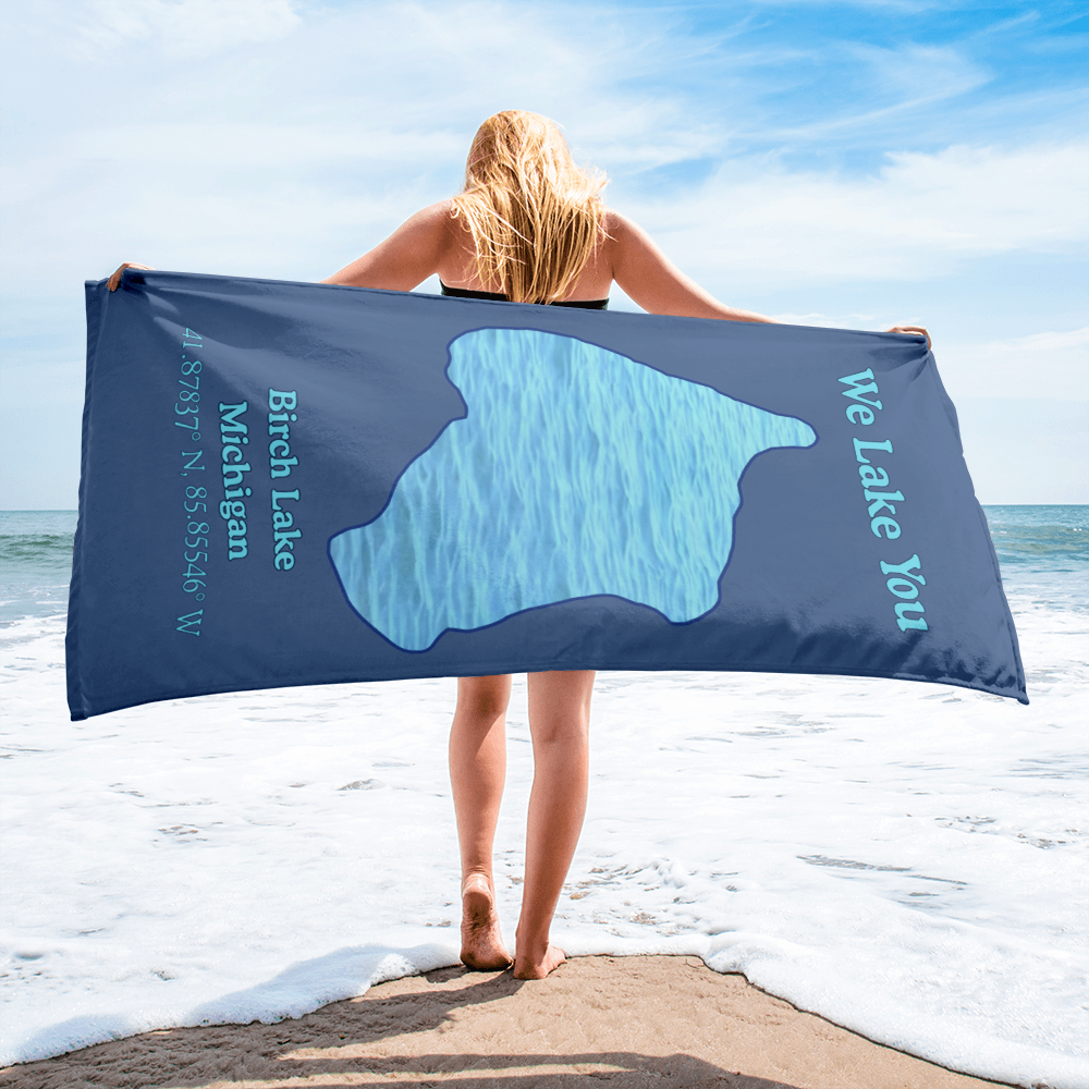 Birch Lake Beach Towel