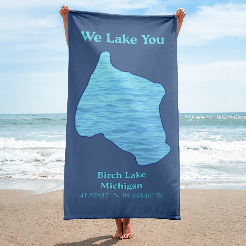 Birch Lake Beach Towel