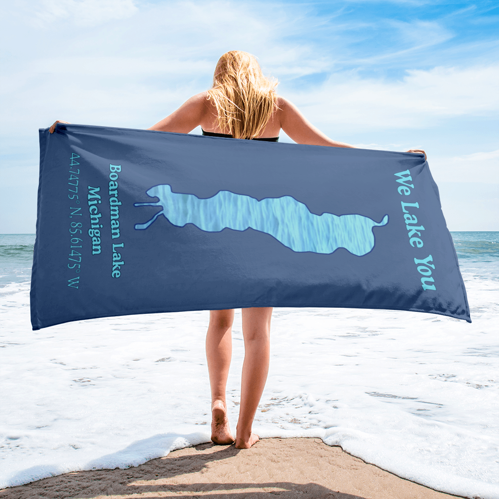 Boardman Lake Beach Towel