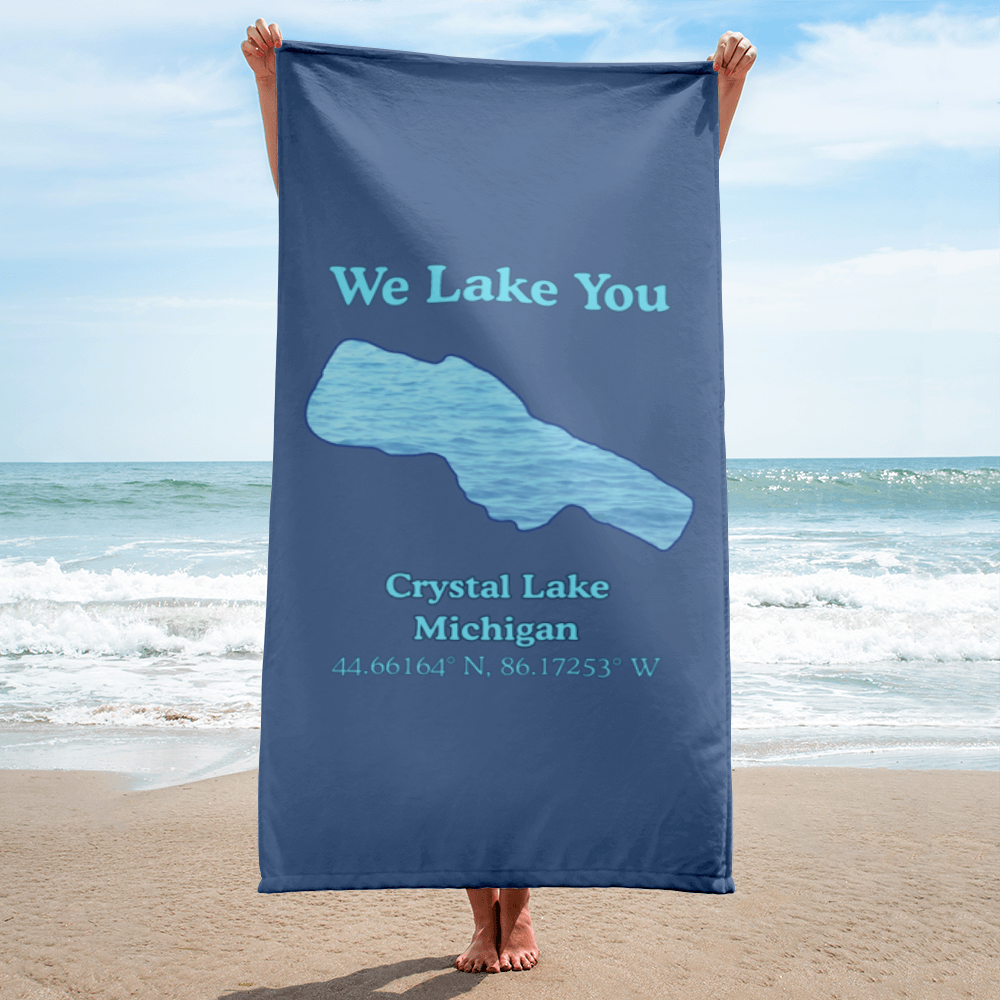 Crystal Lake Beach Towel