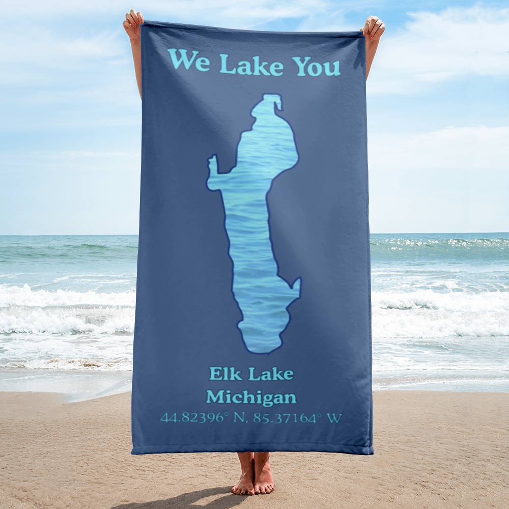 Elk Lake Beach Towel