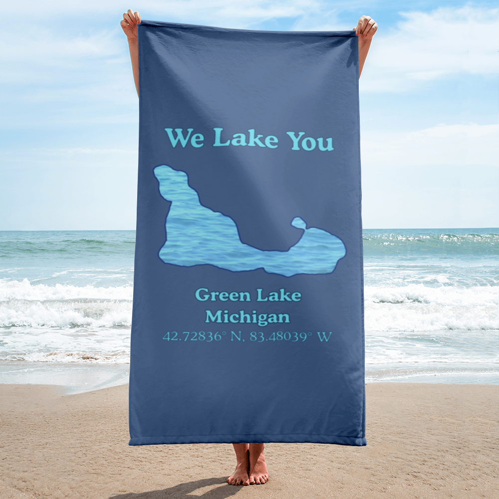 Green Lake Beach Towel