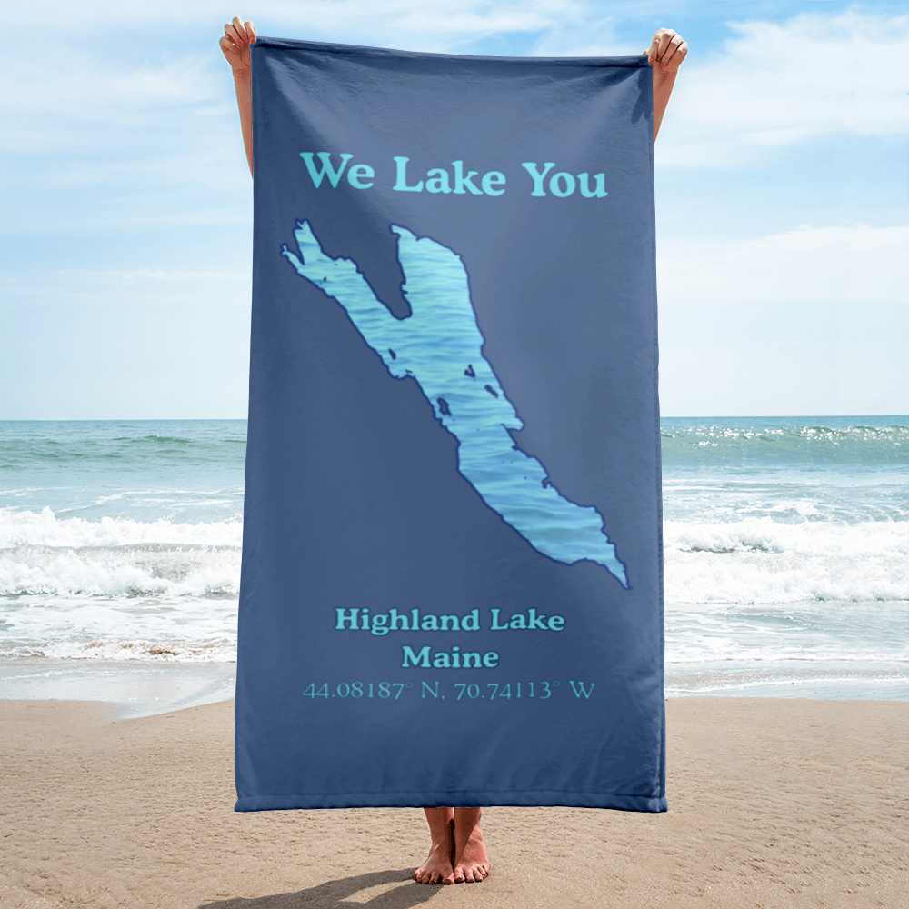 Highland Lake Beach Towel