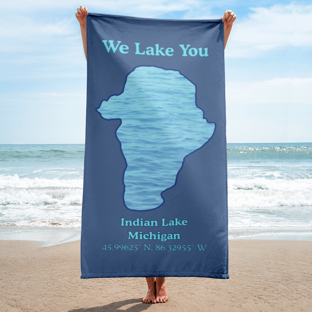 Indian Lake Beach Towel