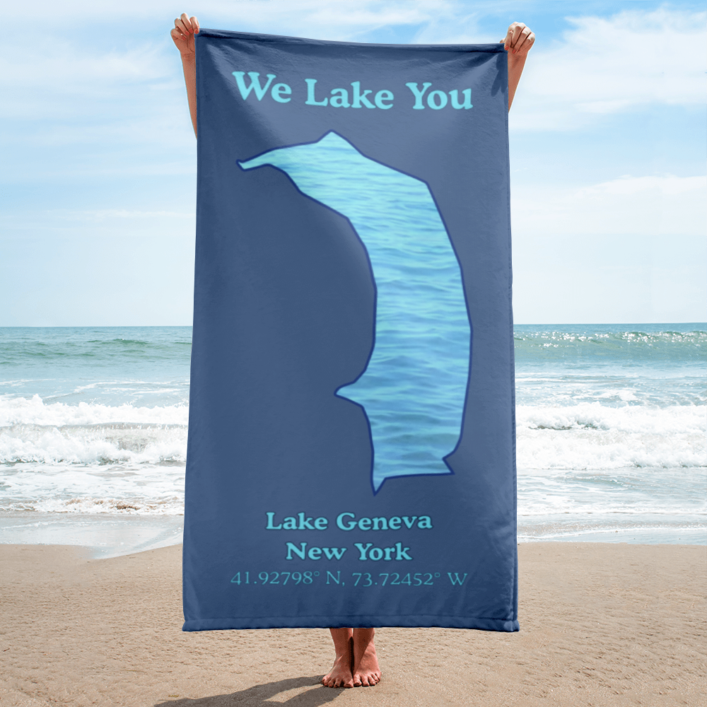 Lake Geneva Beach Towel