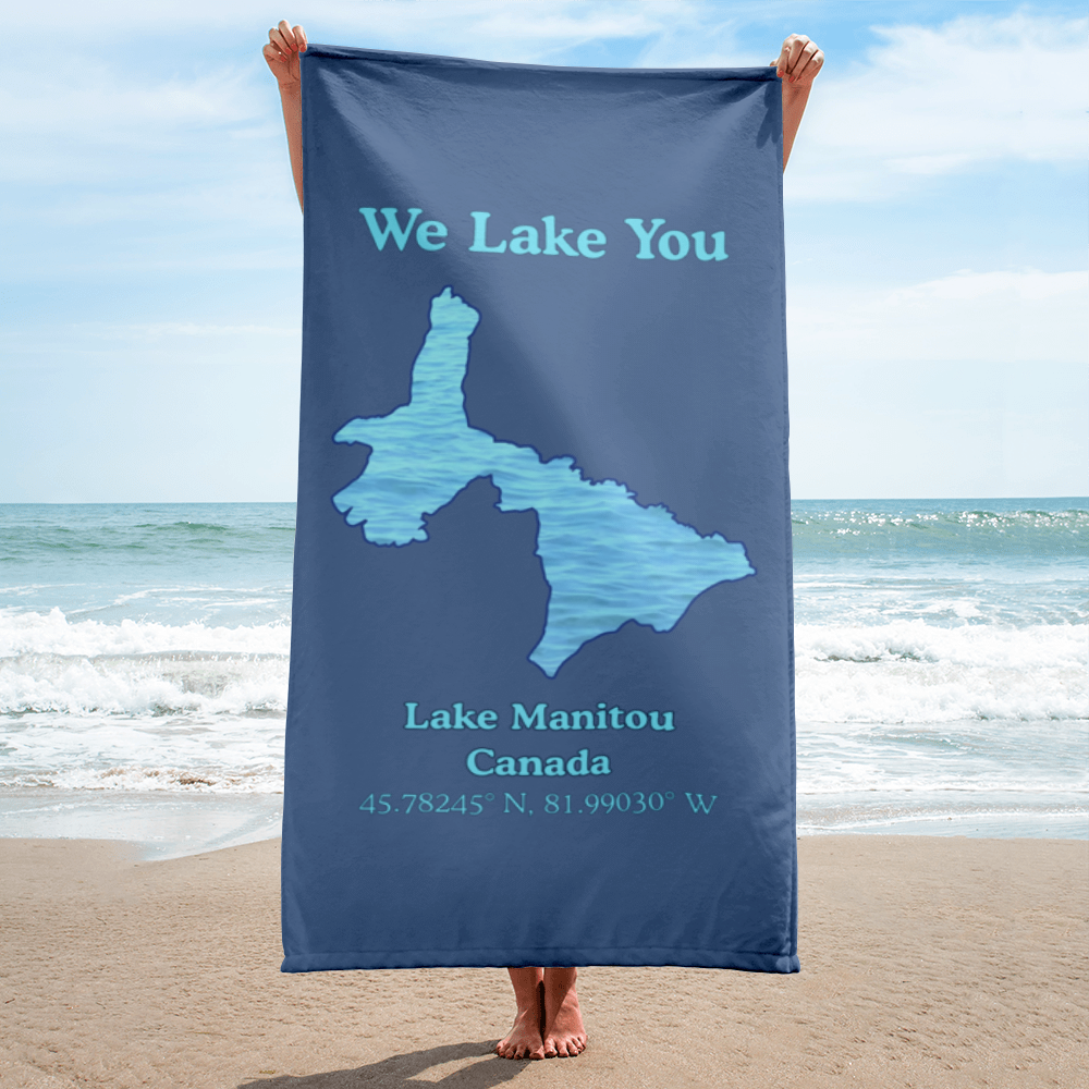 Lake Manitou Beach Towel