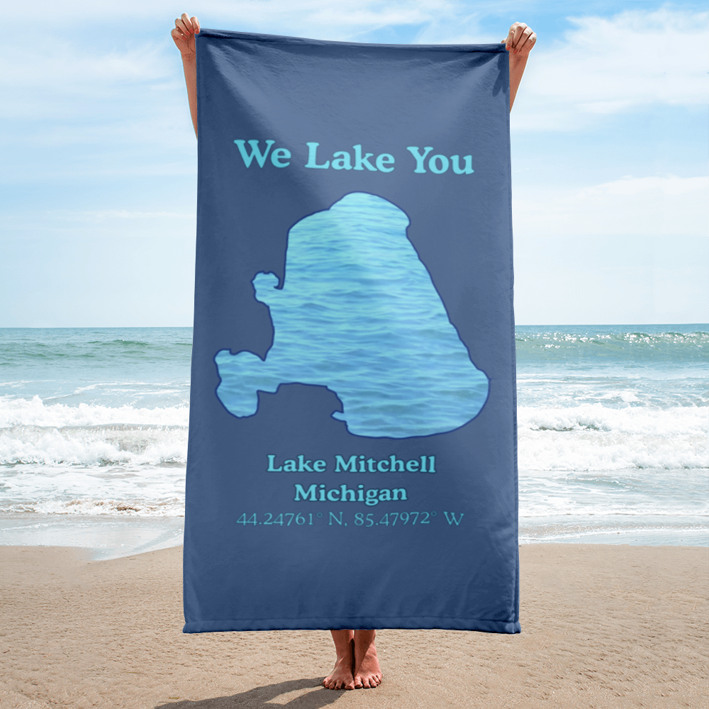 Lake Mitchell Beach Towel