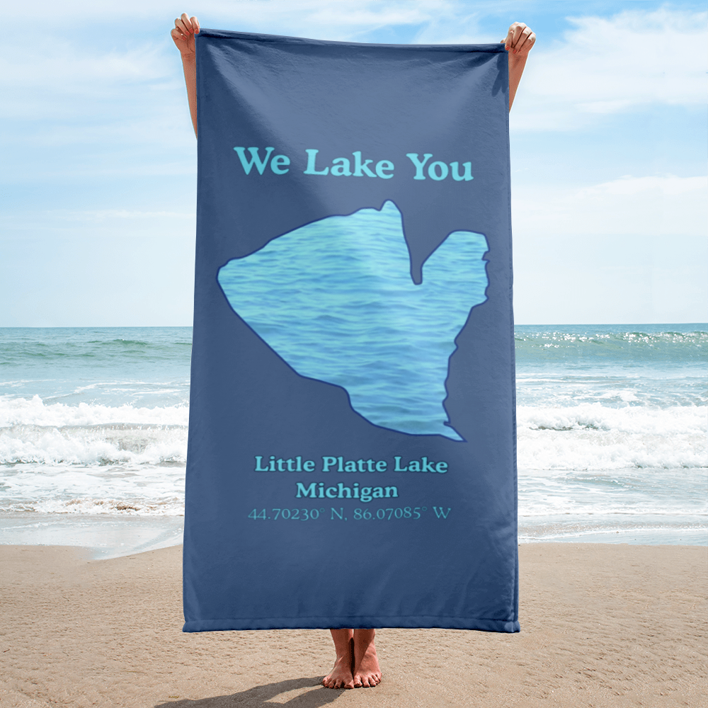 Little Platte Lake Beach Towel
