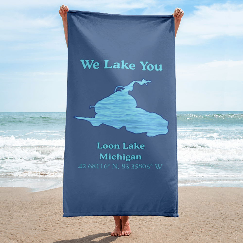 Loon Lake Beach Towel