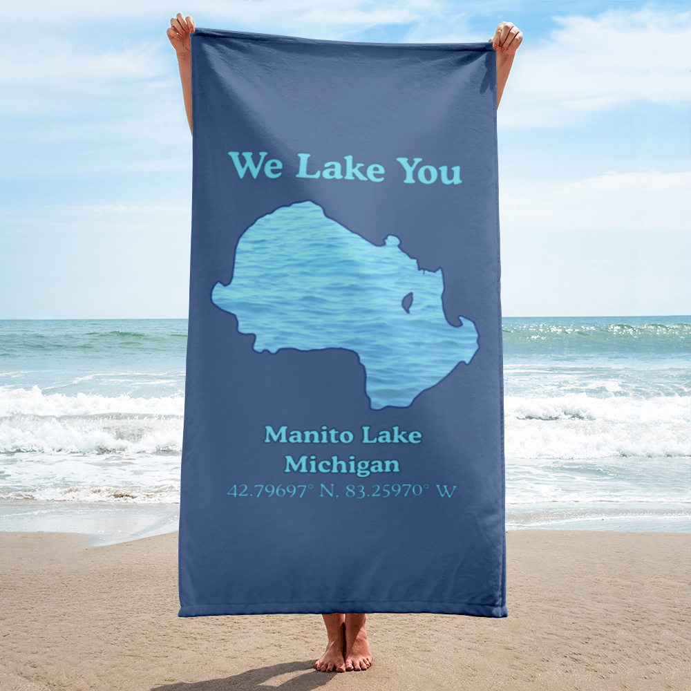 Manito Lake Beach Towel