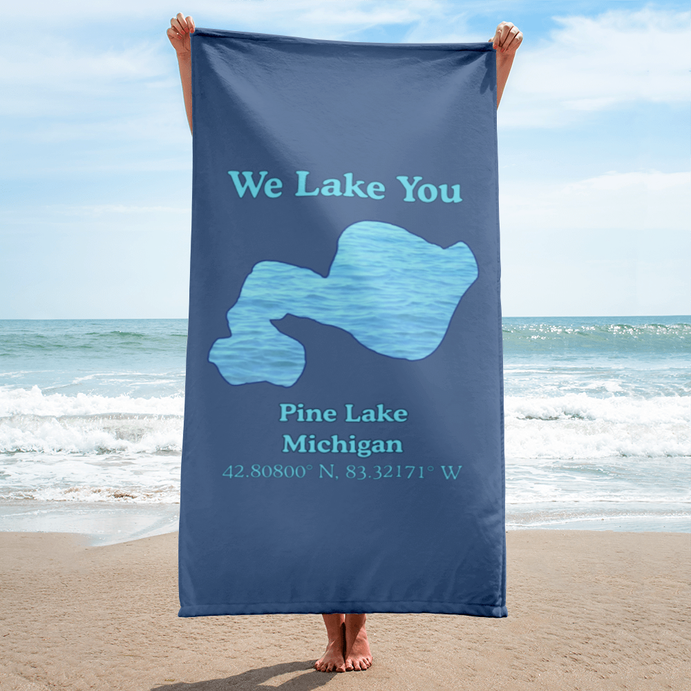 Pine Lake Beach Towel
