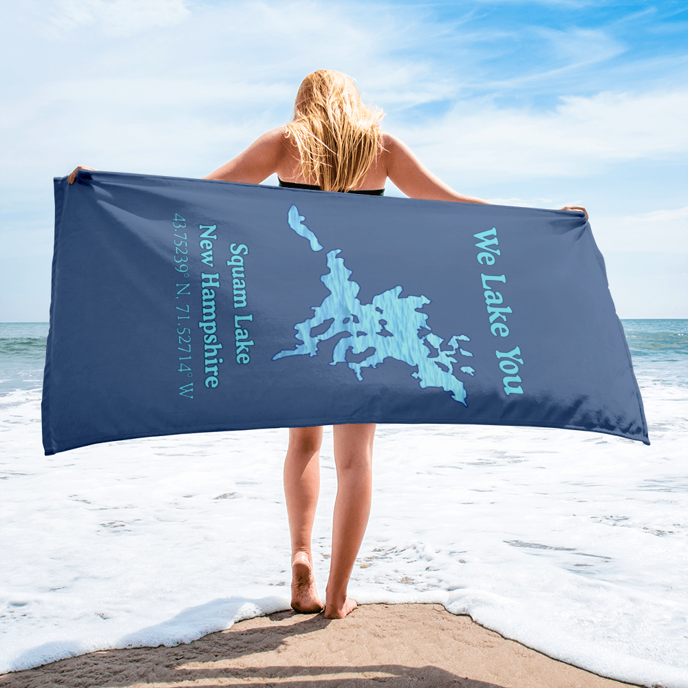 Squam Lake Beach Towel