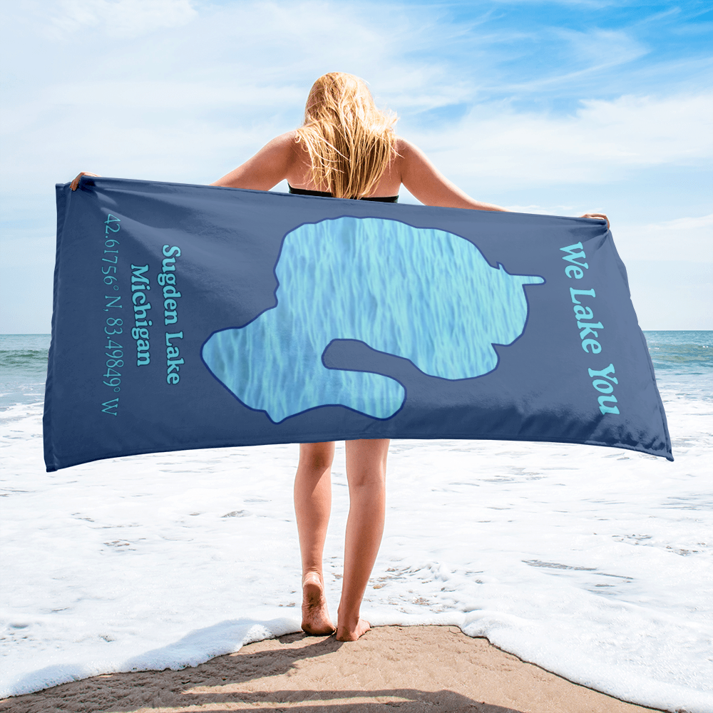 Sugden Lake Beach Towel