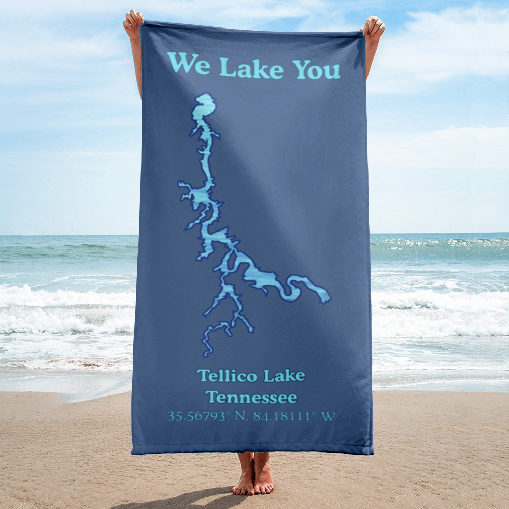 Tellico Lake Beach Towel