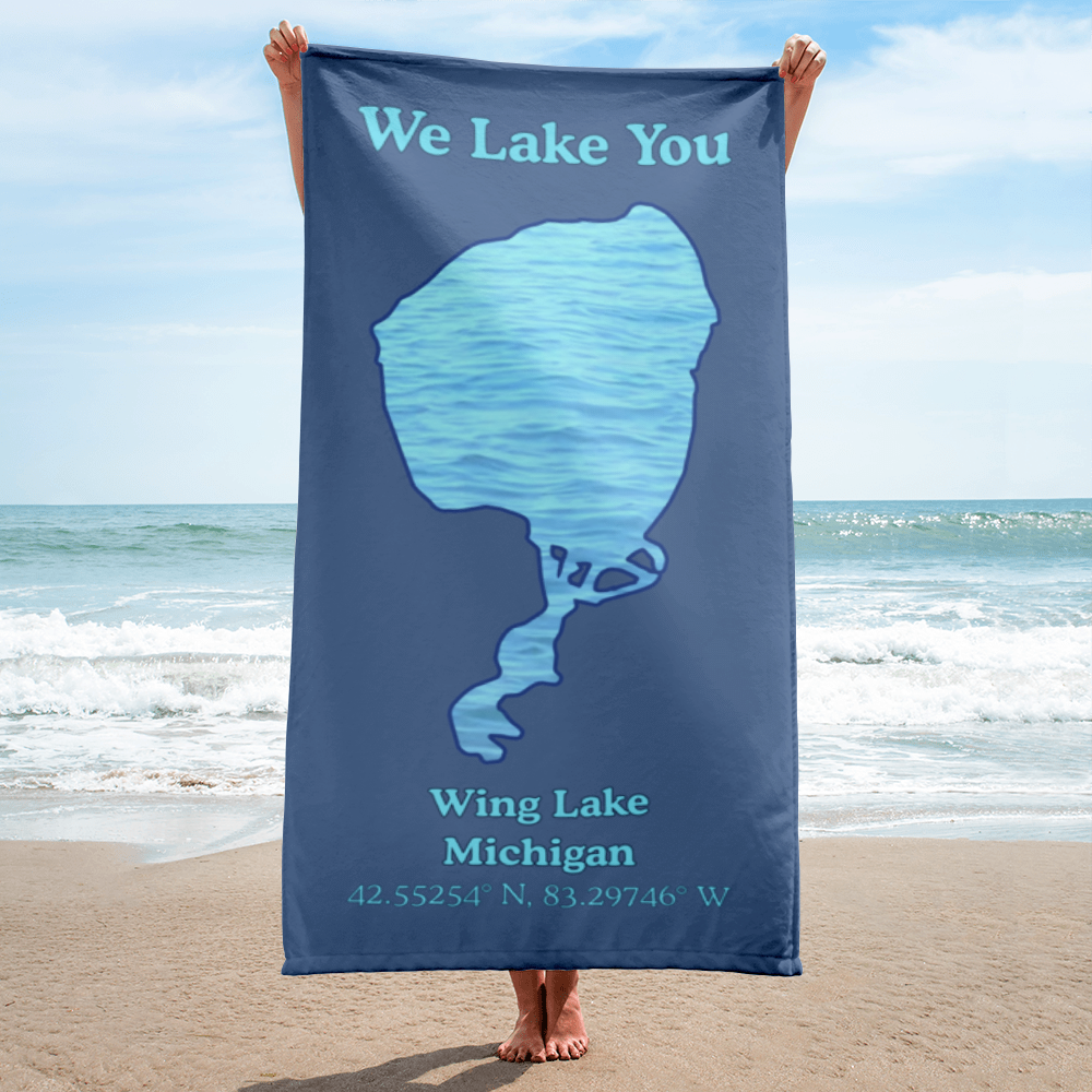 Wing Lake Beach Towel