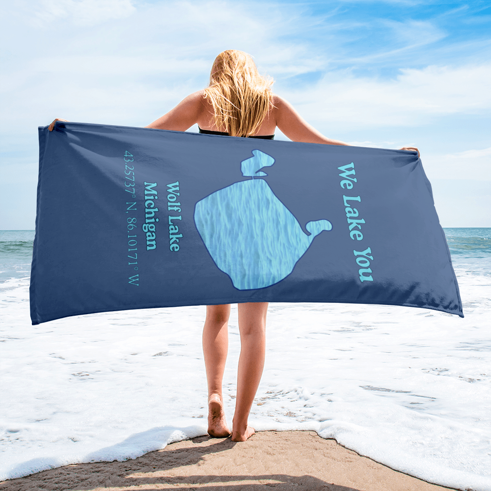 Wolf Lake Beach Towel
