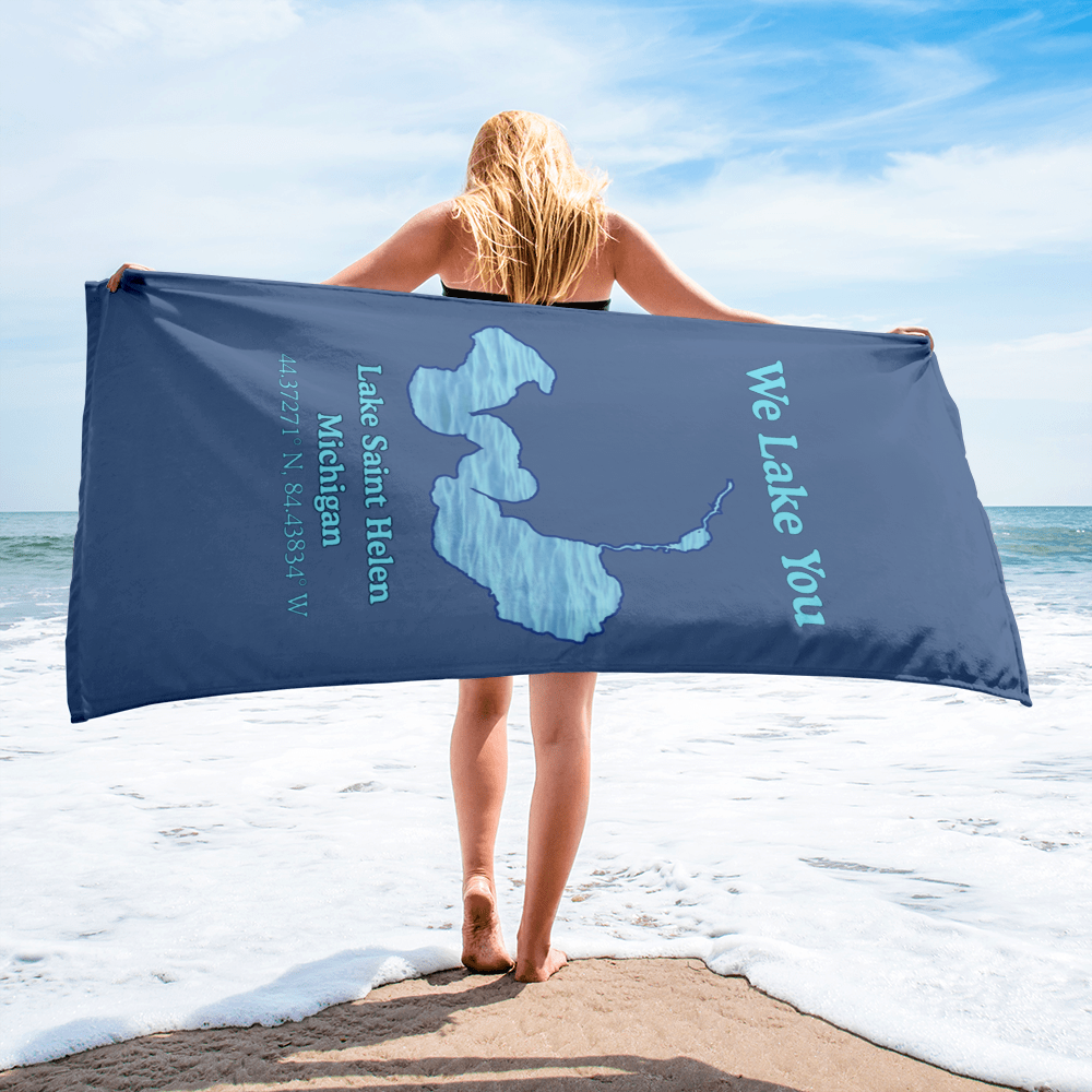 Lake Saint Helen Beach Towel