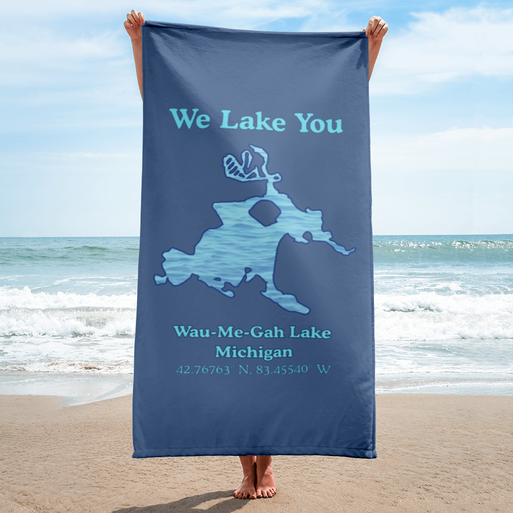 Wau-Me-Gah Lake Beach Towel