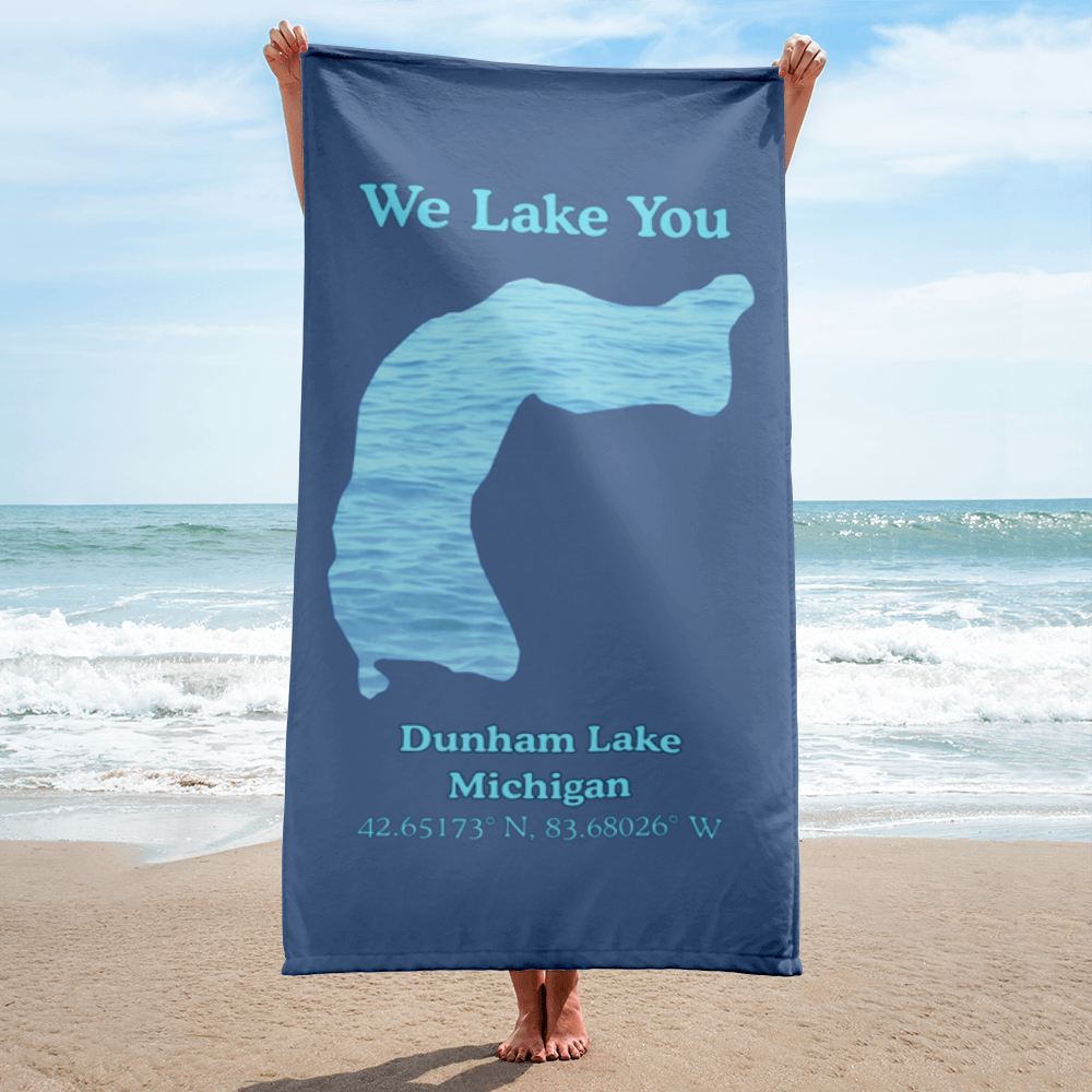 Dunham Lake Beach Towel