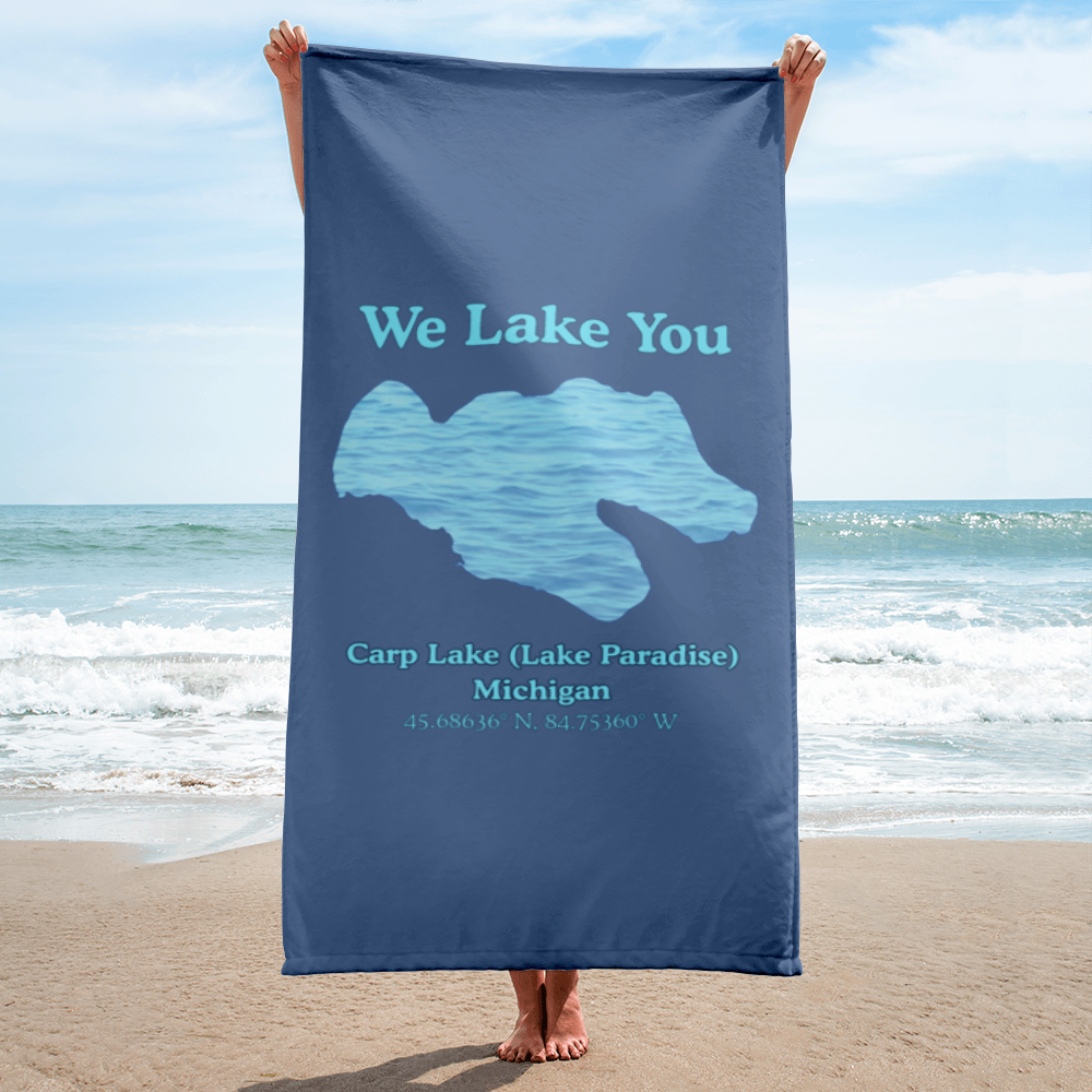 Carp Lake (Lake Paradise) Beach Towel