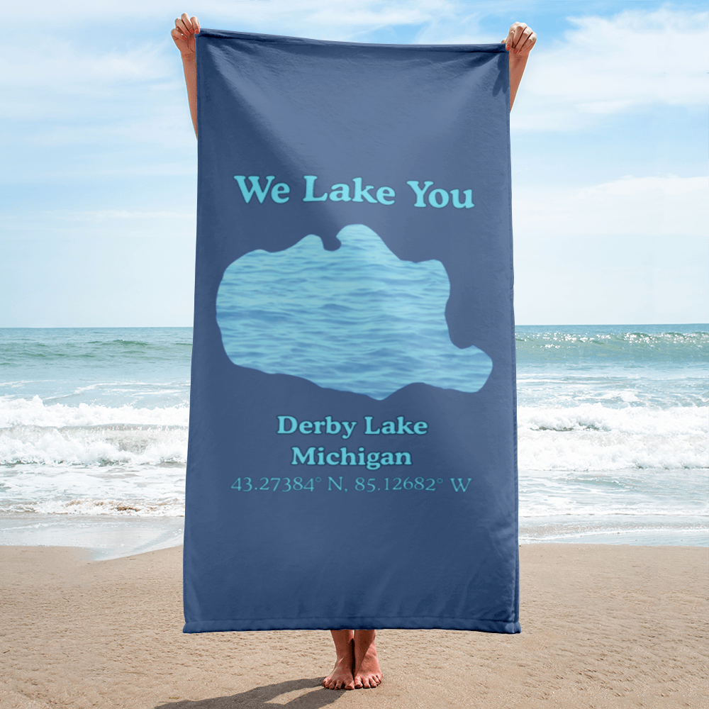 Derby Lake Beach Towel