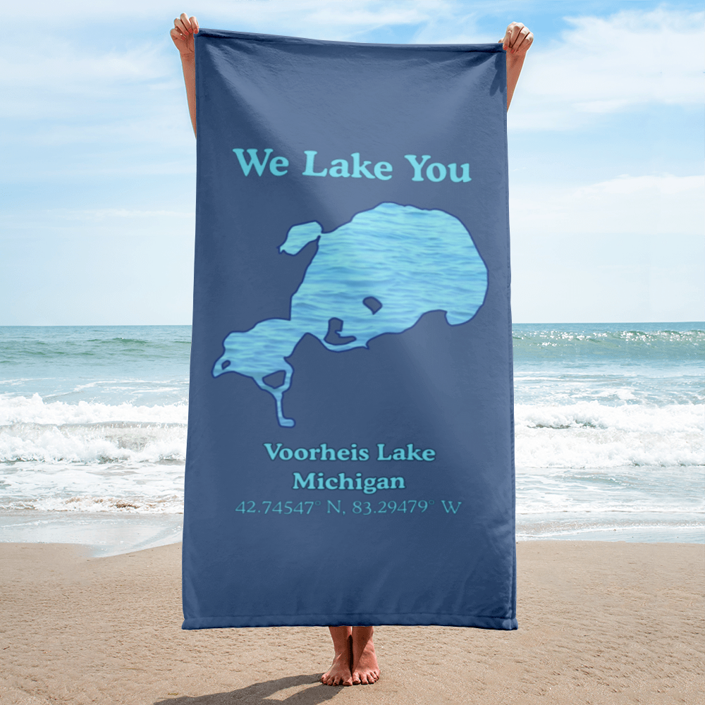 Voorheis Lake Beach Towel