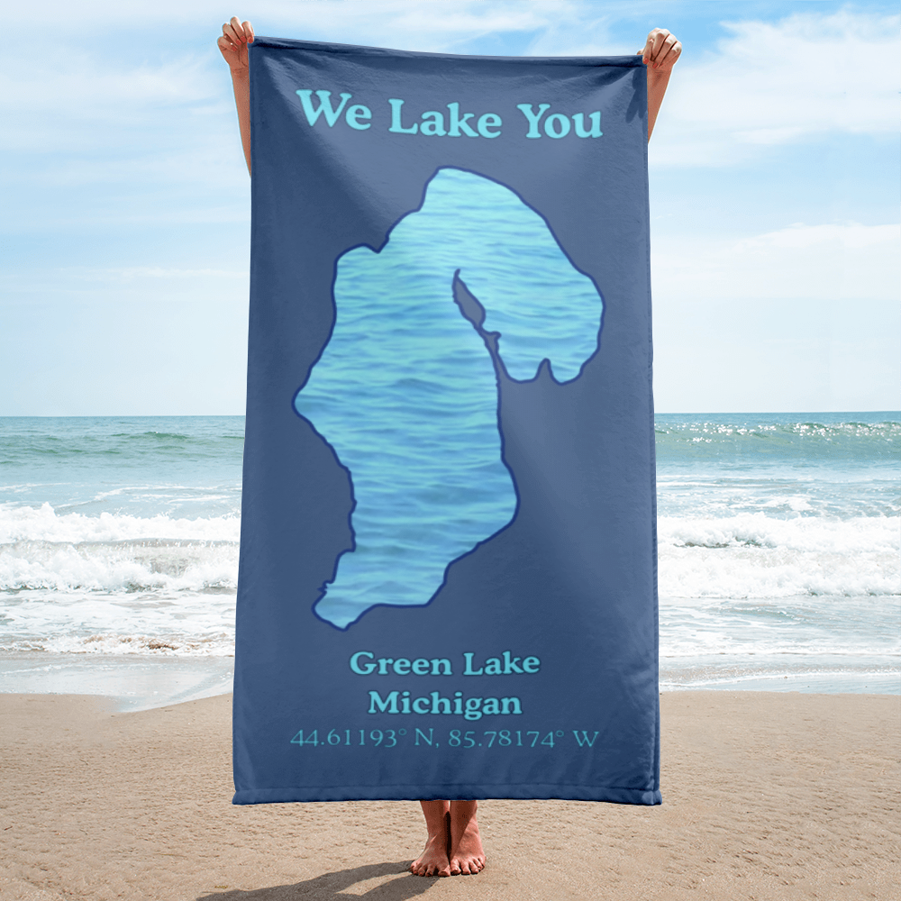 Green Lake Beach Towel