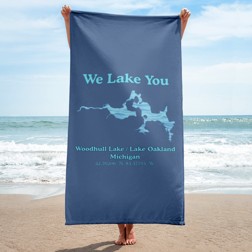 Woodhull Lake / Lake Oakland Beach Towel