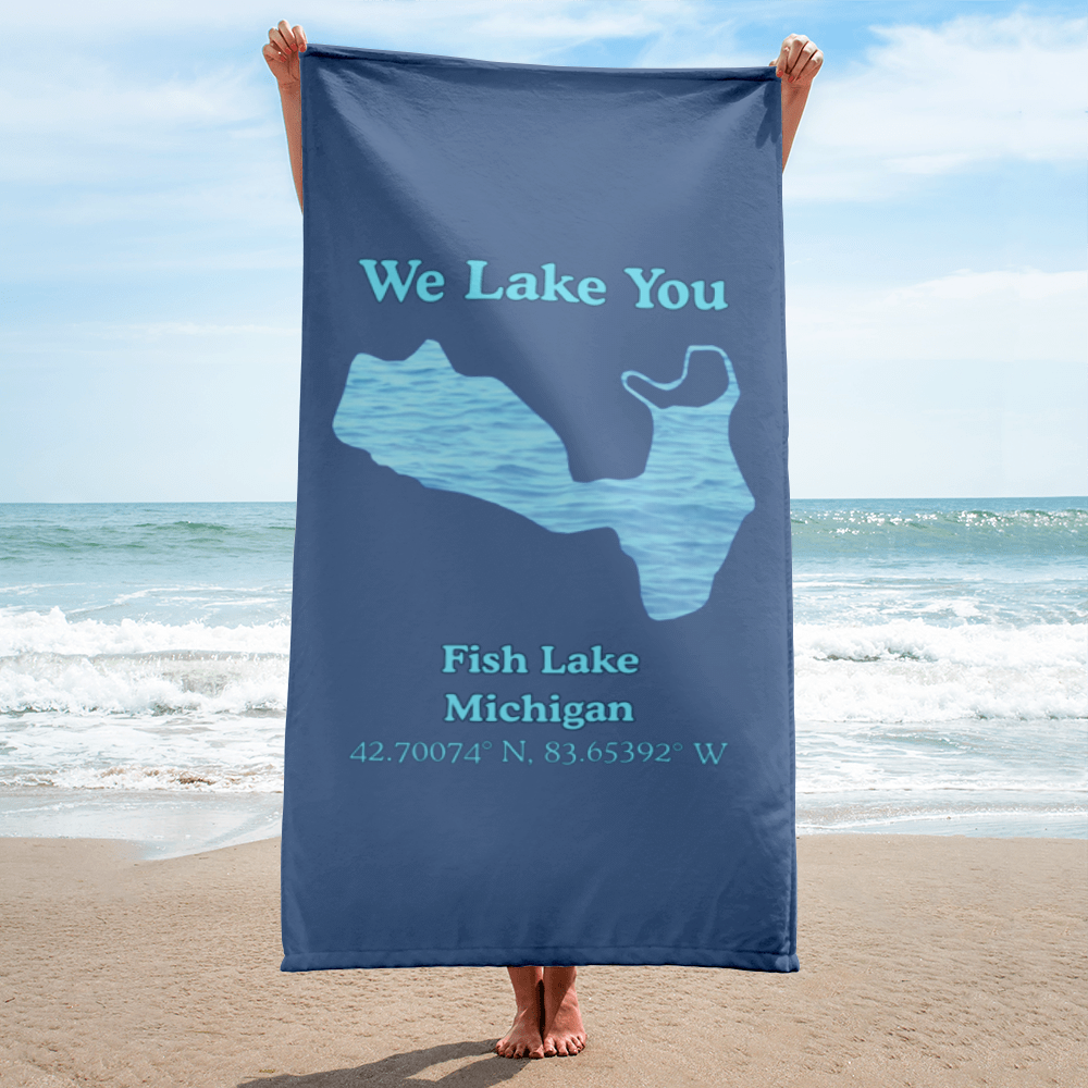 Fish Lake Beach Towel