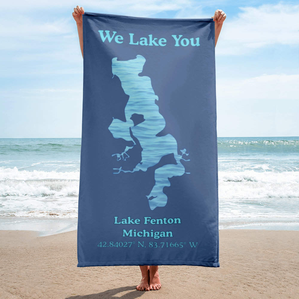 Lake Fenton Beach Towel