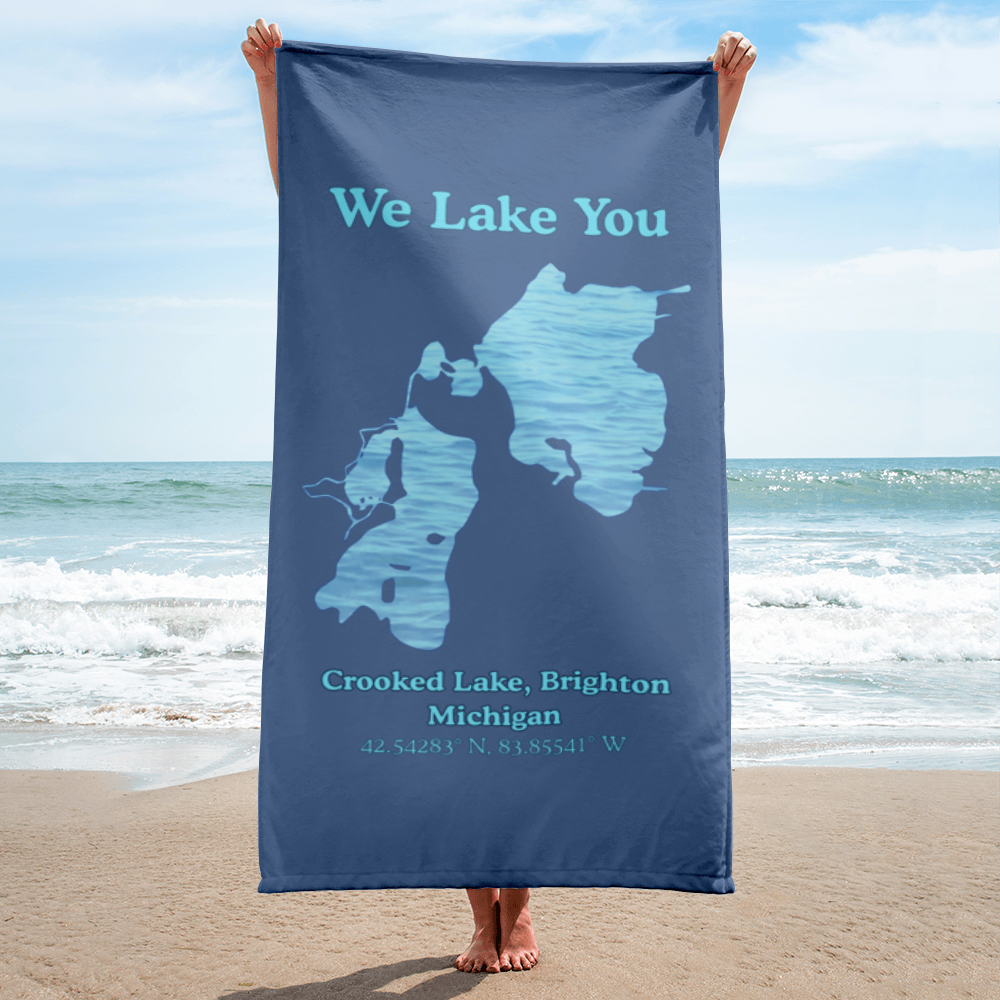Crooked Lake, Brighton Beach Towel