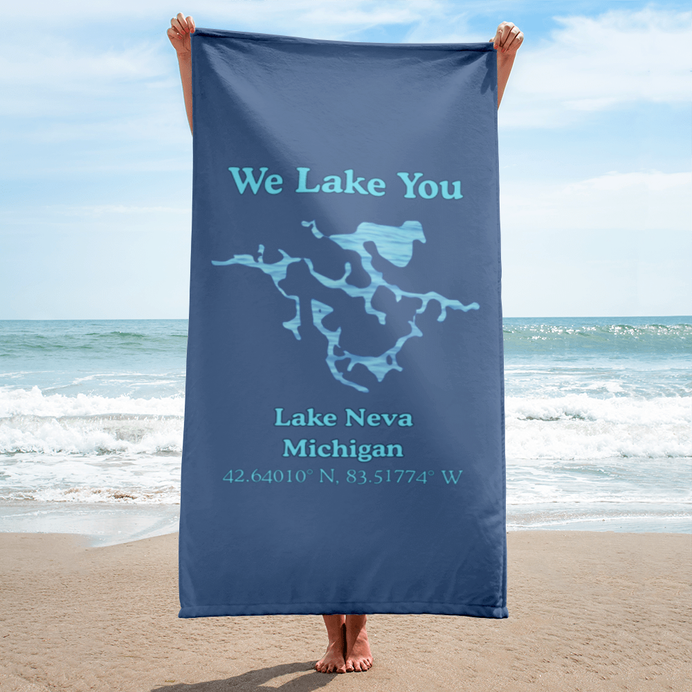 Lake Neva Beach Towel