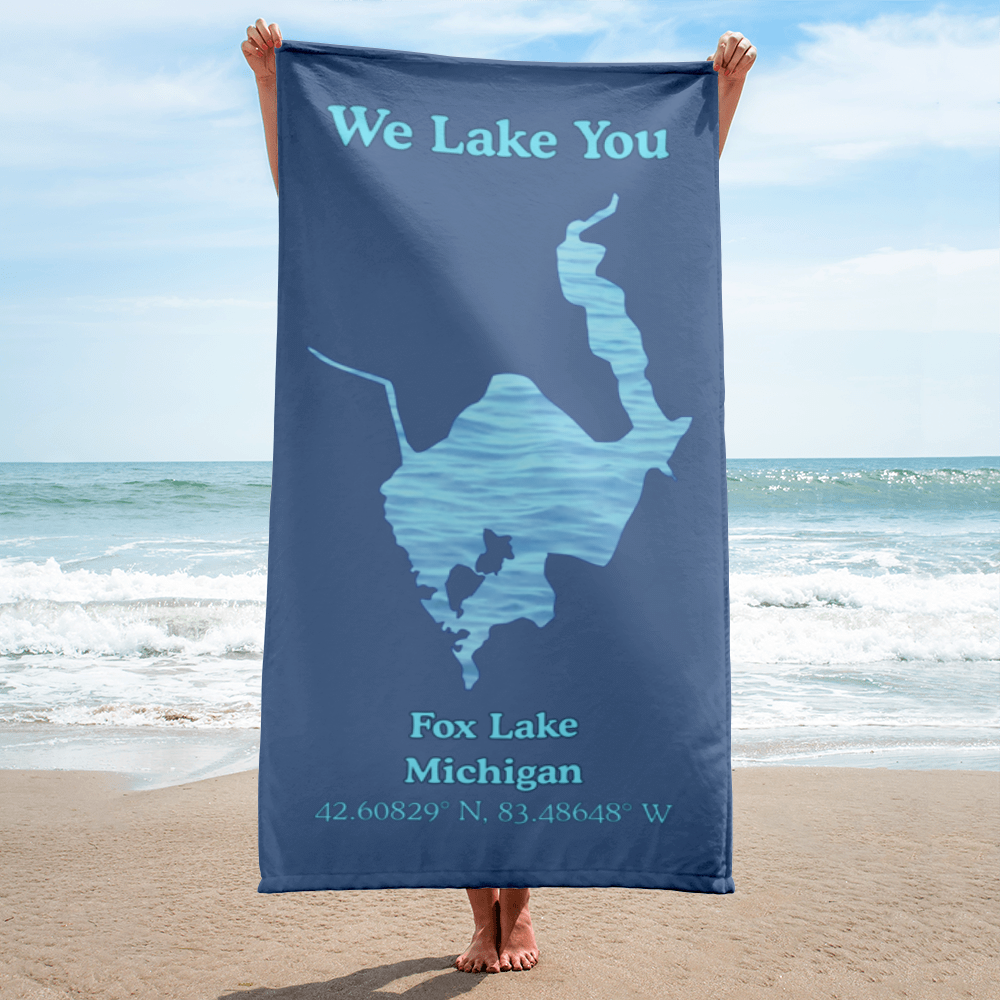 Fox Lake Beach Towel