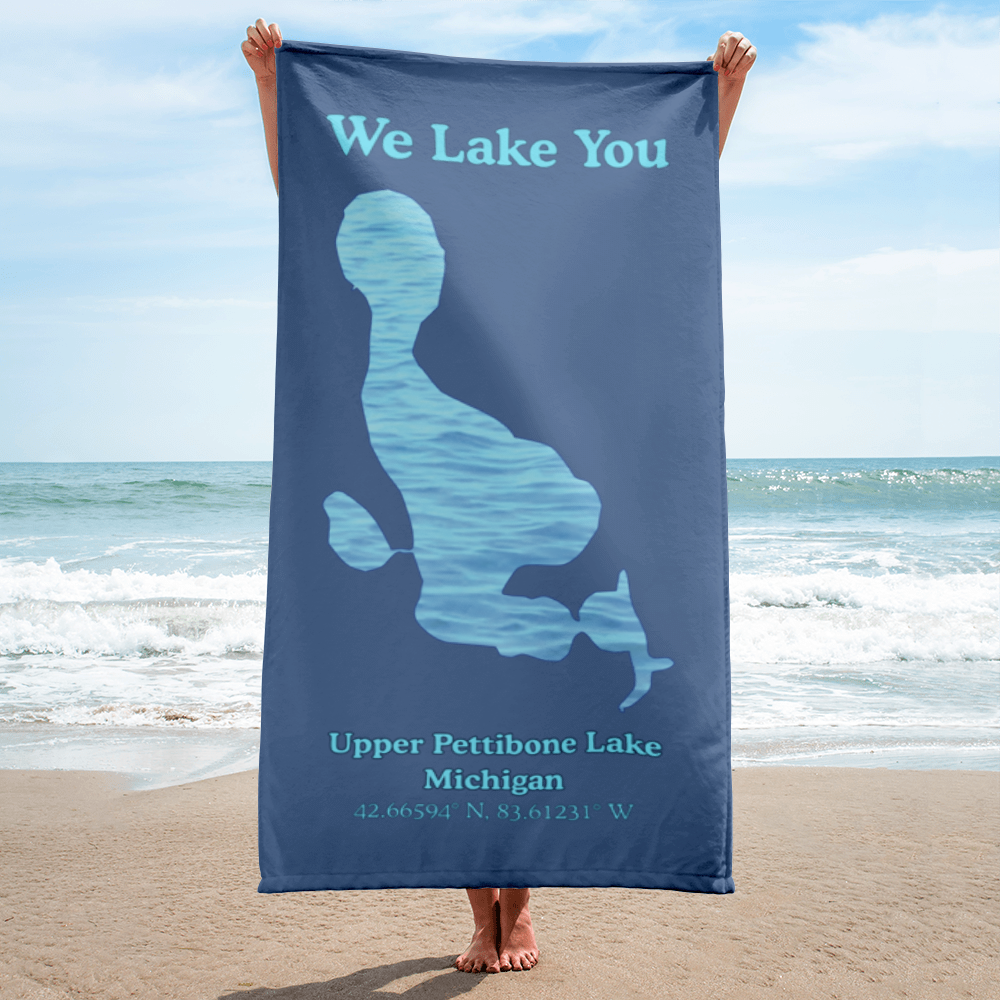 Upper Pettibone Lake Beach Towel