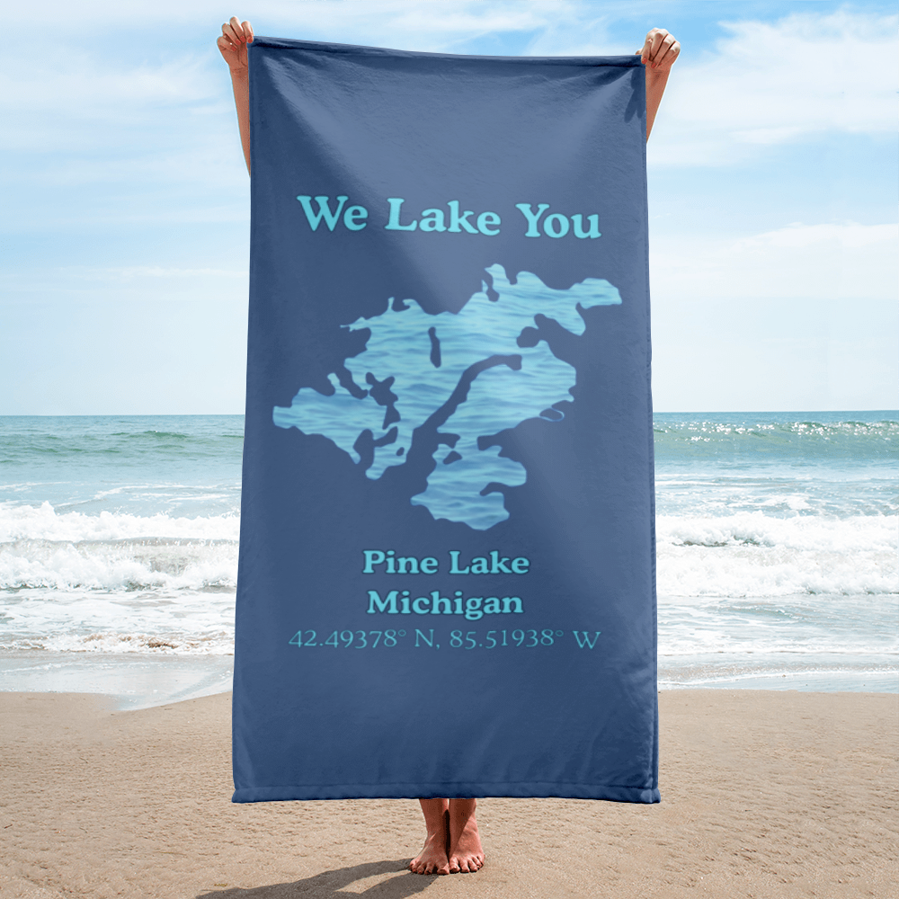 Pine Lake Beach Towel