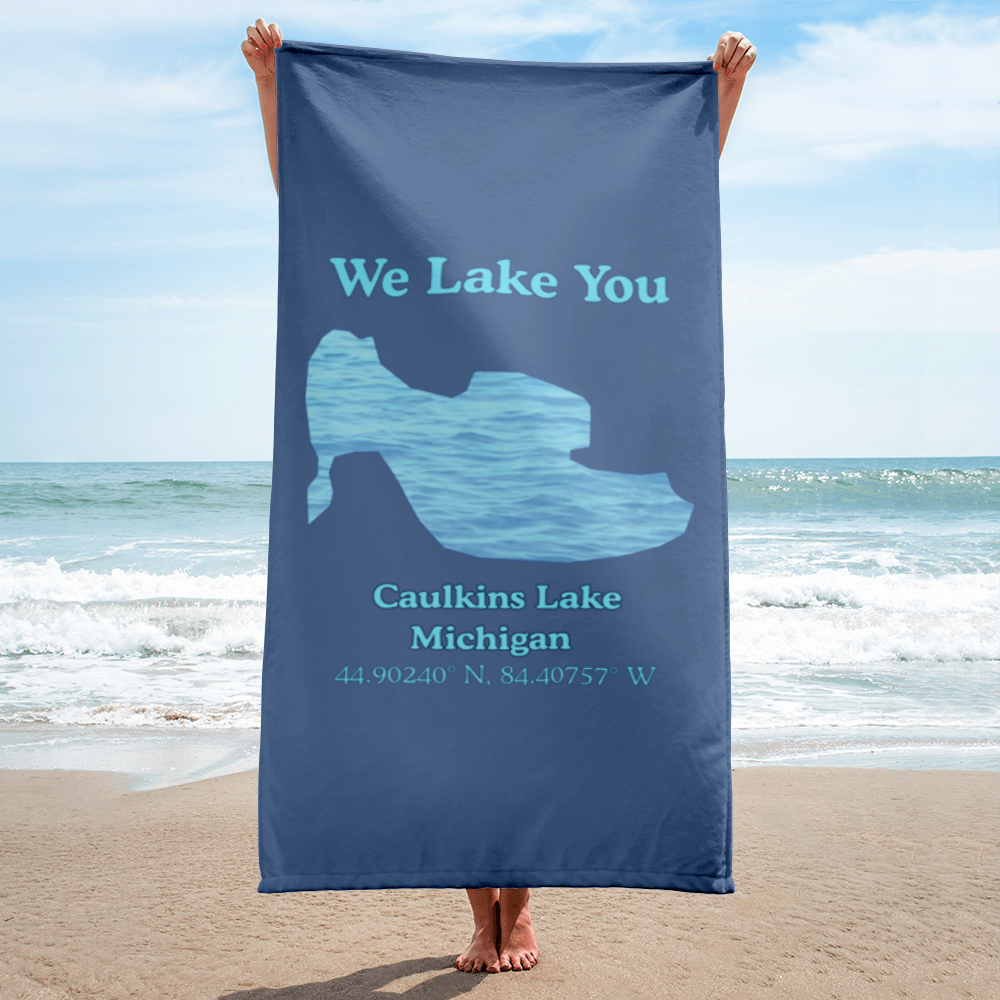 Caulkins Lake Beach Towel