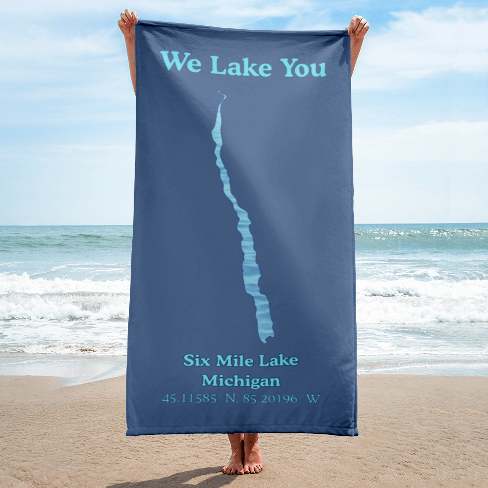 Six Mile Lake Beach Towel